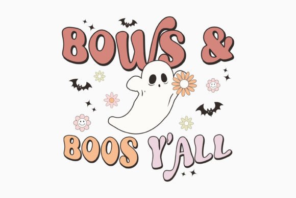 Bows and Boos Y all Halloween Retro