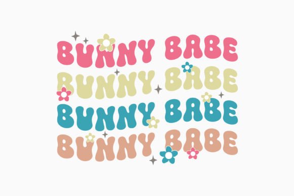Bunny Babe Retro Easter Quote SVG