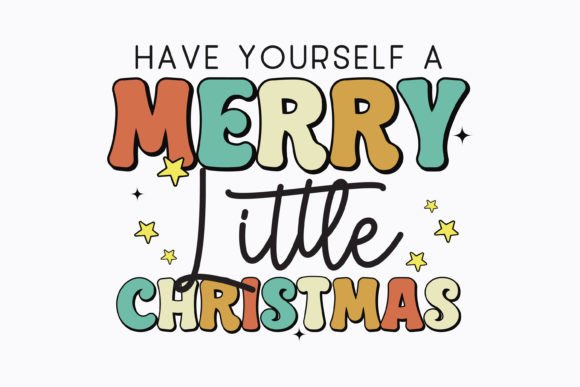 Christmas Have Yourself a Retro Svg