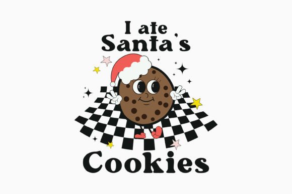 Christmas I Ate Santa's Cookies Svg Retr