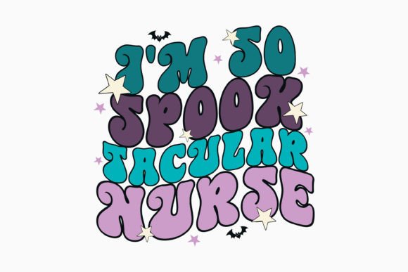Halloween Spook Tacular Nurse Retro Svg