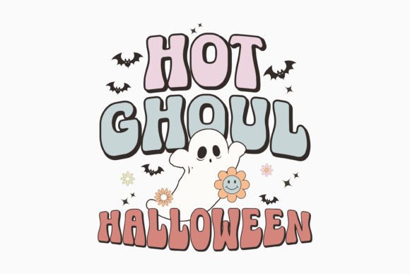 Hot Ghoul Halloween Retro