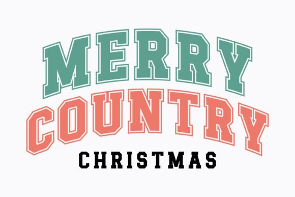Merry Country Christmas Svg