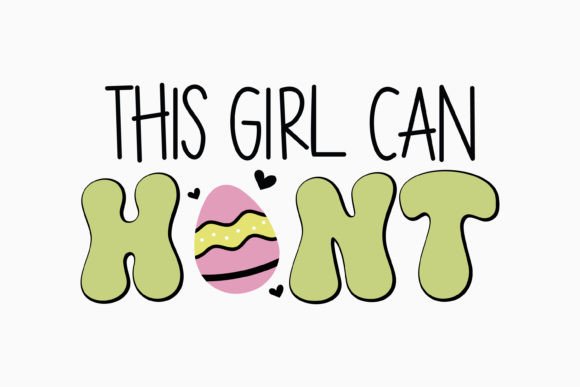 Retro Easter SVG This Girl Can Hunt