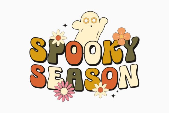 Spooky Season Halloween Retro Svg Hippie
